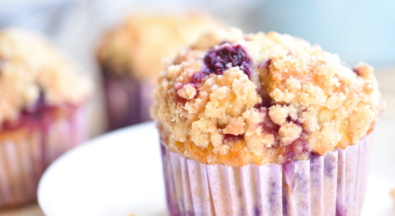 Los mejores muffins de arándanos / blueberries