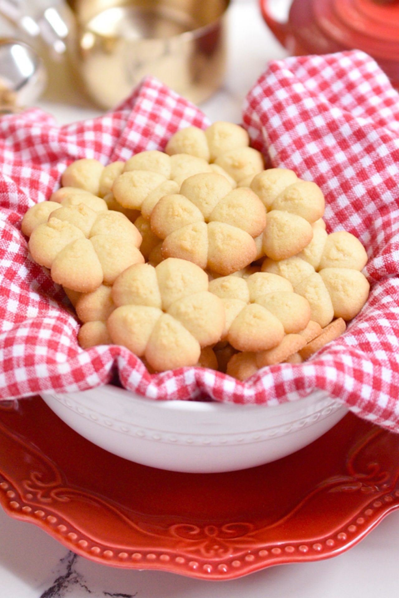Galletas de mantequilla o Spritz Cookies