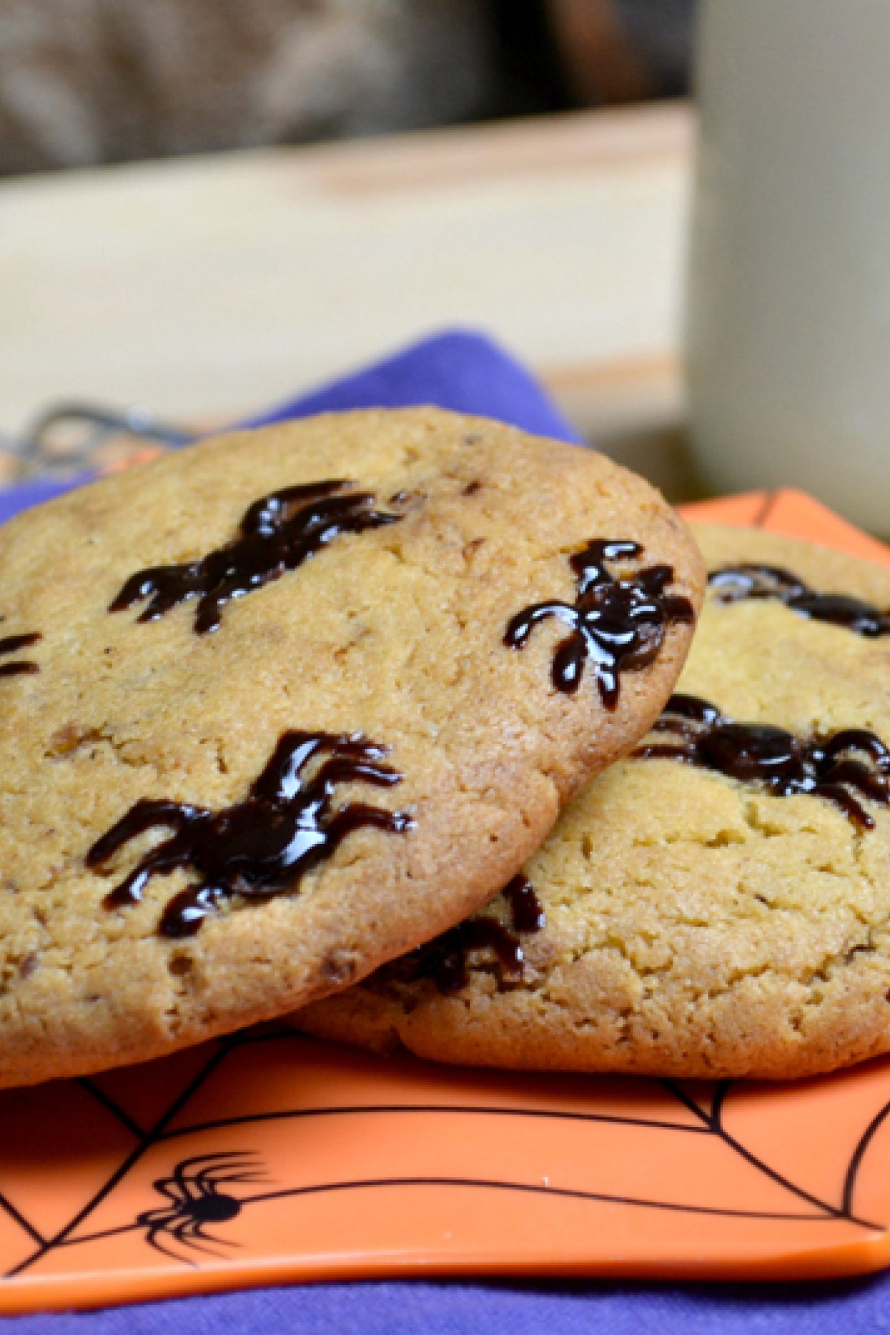 Idea para Halloween: galletas con arañitas!