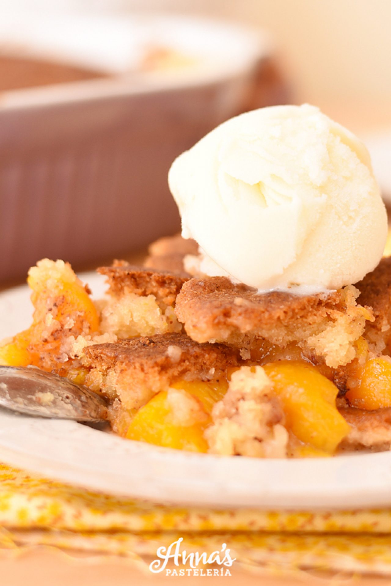 Cobbler de melocotón