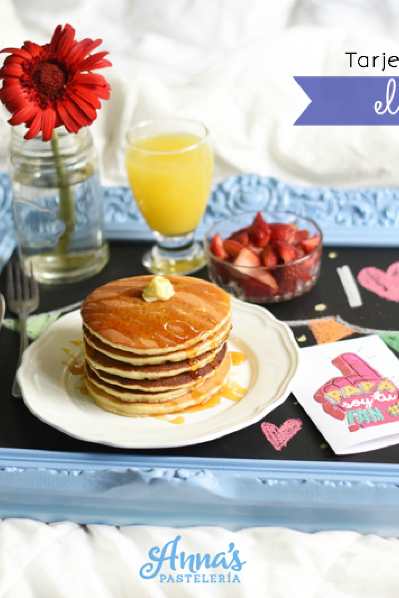 Idea de desayuno + tarjeta imprimible para el día del padre