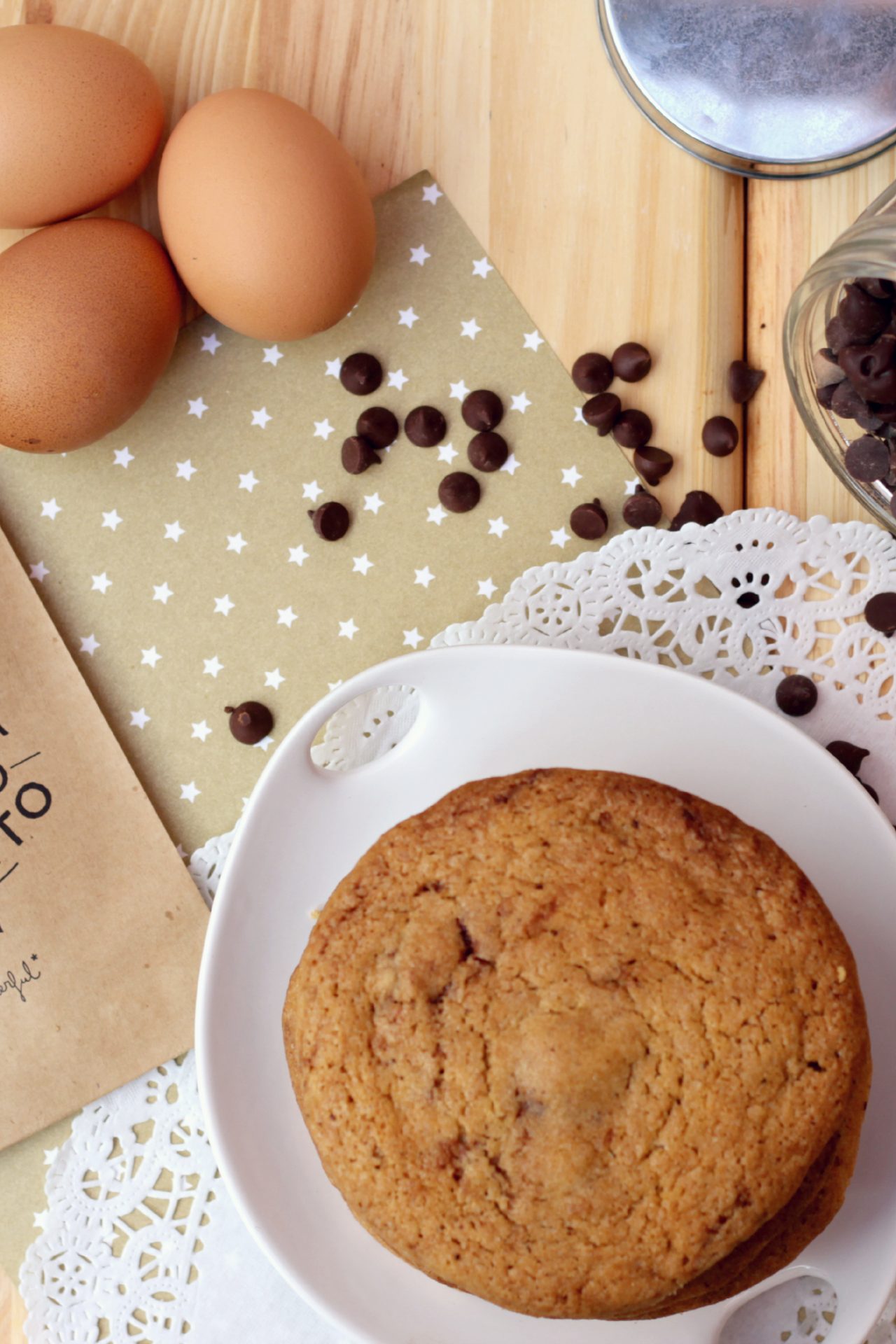 Galletas con trocitos de chocolate