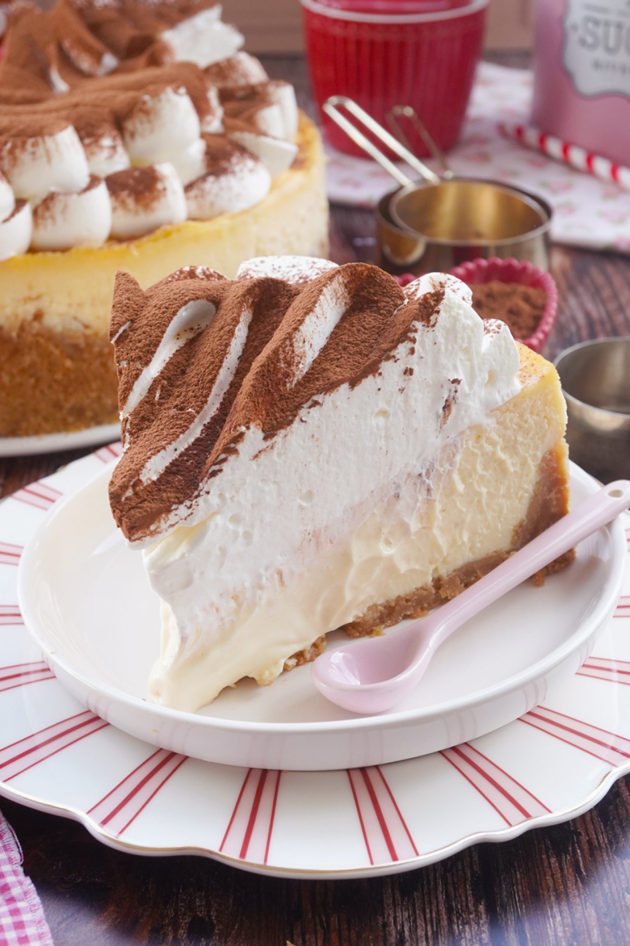 Cheesecake de tiramisú