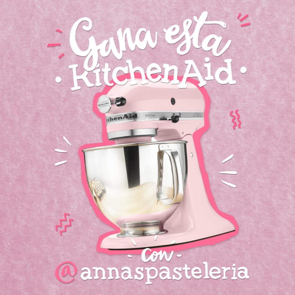Concurso por una batidora KitchenAid del blog Annas Pasteleria de Anaisa Lopez - KitchenAid giveaway - KitchenAid contest - Free Kitchenaid -Sorteo KitchenAid - Pink KitchenAid