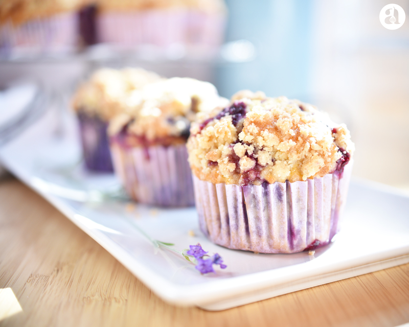 Los mejores muffins de arándanos!, receta increíble de Anaisa Lopez del blog annas pastelería - Best blueberry muffins ever, a copycat Starbucks recipe (but even better!)